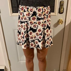 Floral skater skirt